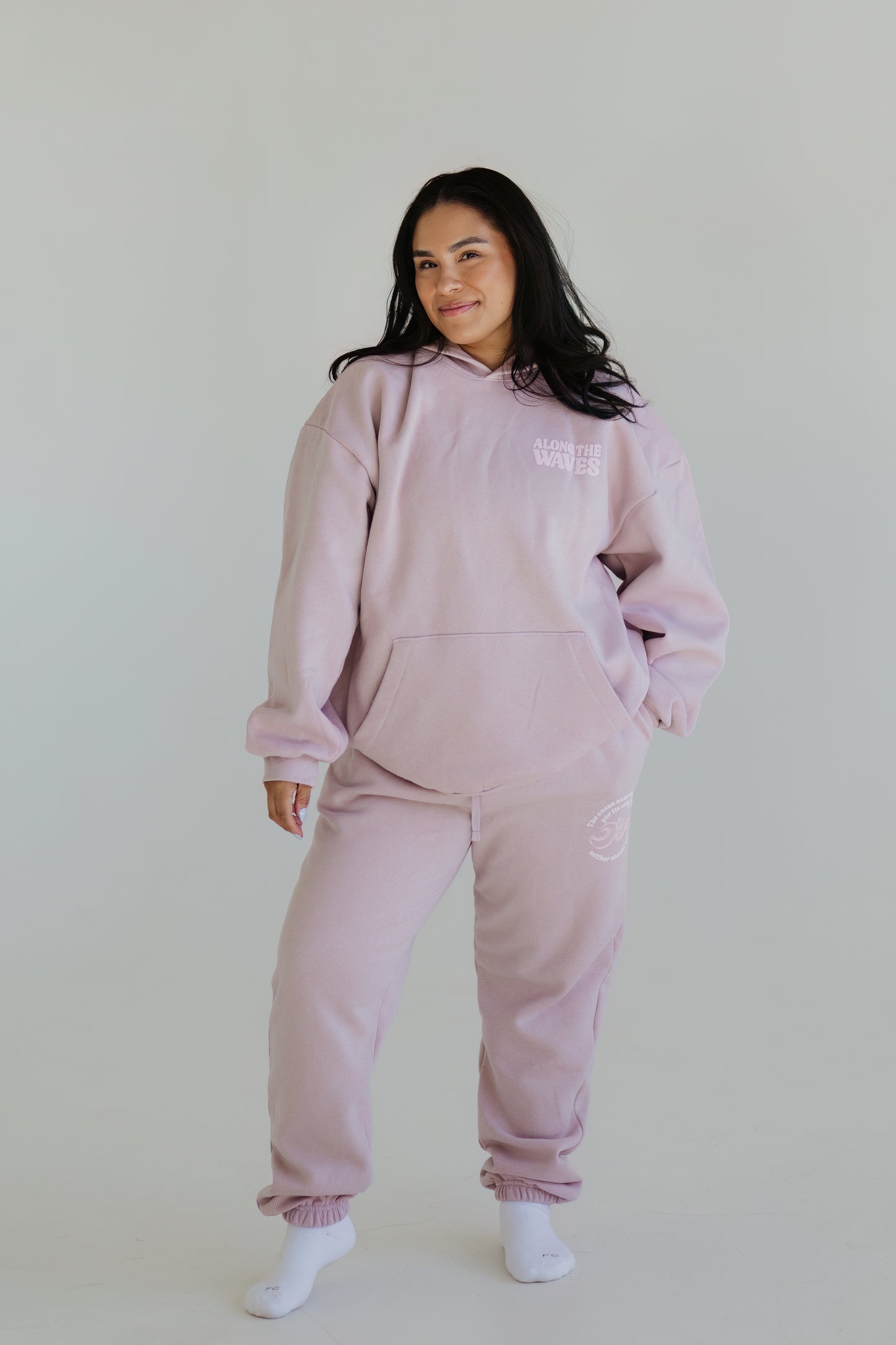 Tonal Minimalistic Blush Sweatpant