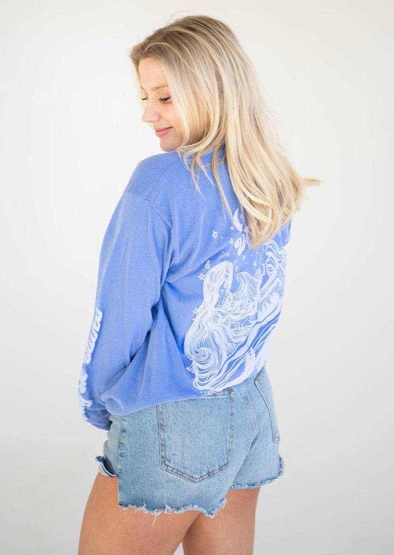 Long Sleeve Tee - Blue