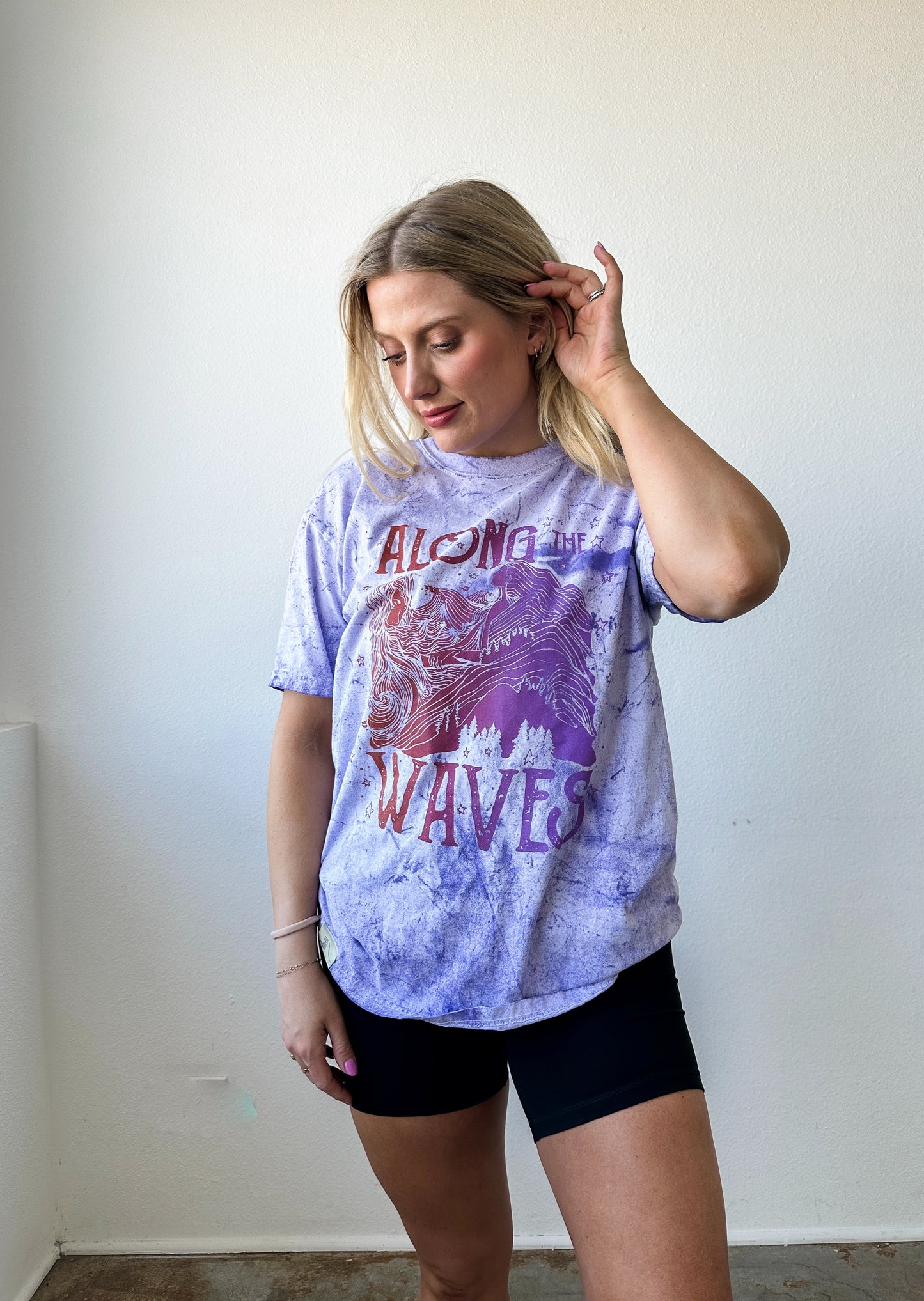 Graphic Short Sleeve Tee - Violet