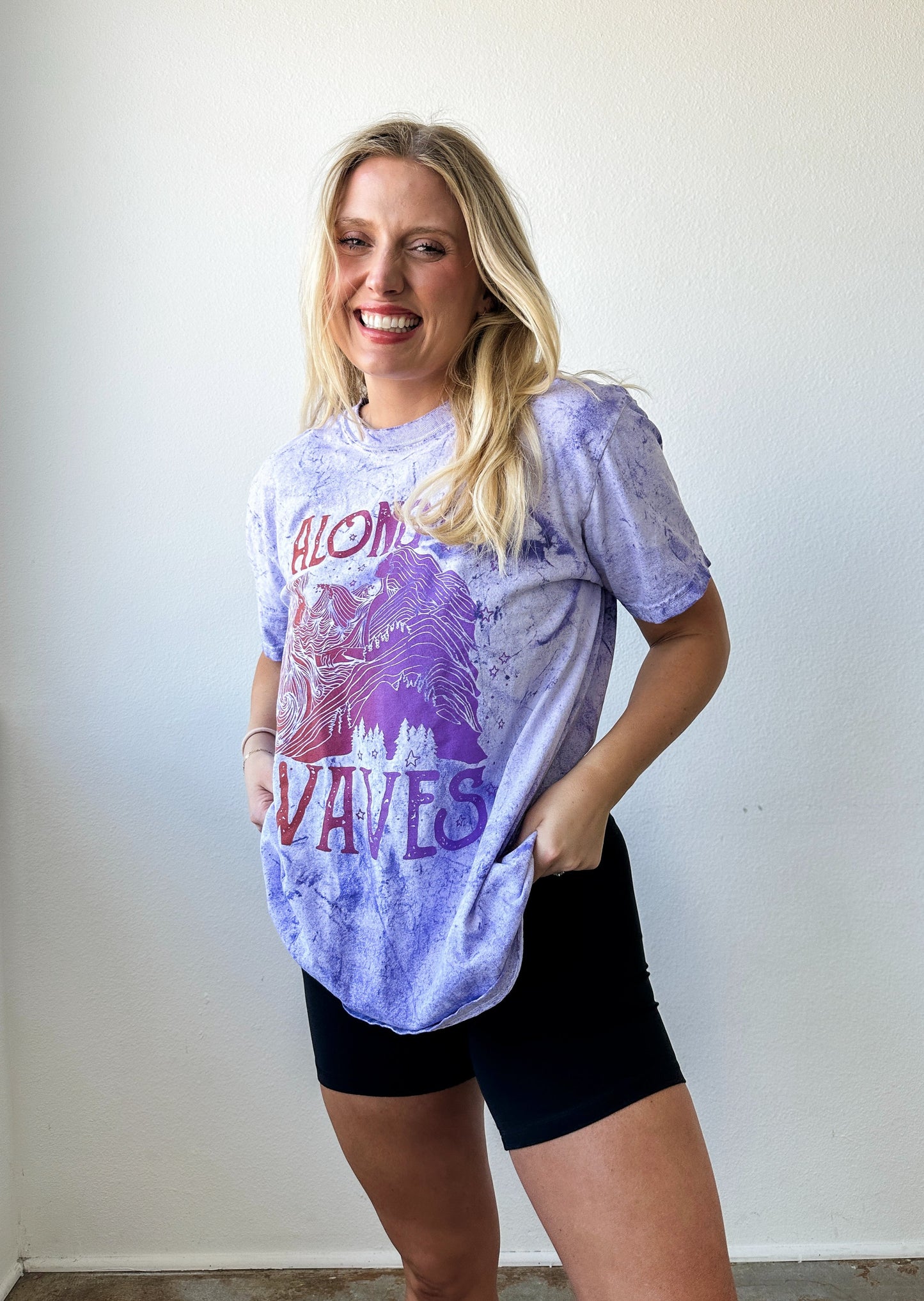 Graphic Short Sleeve Tee - Violet