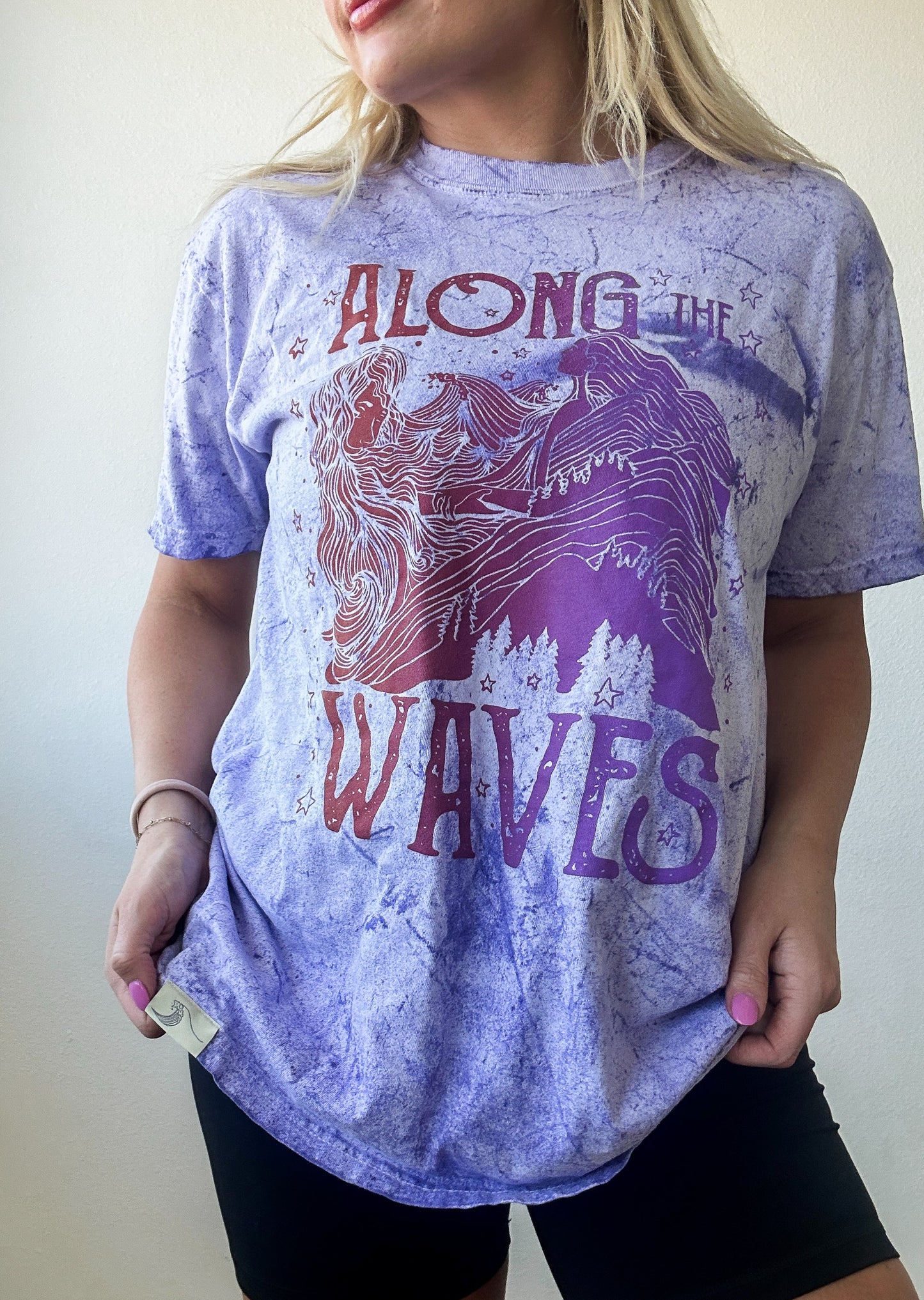 Graphic Short Sleeve Tee - Violet