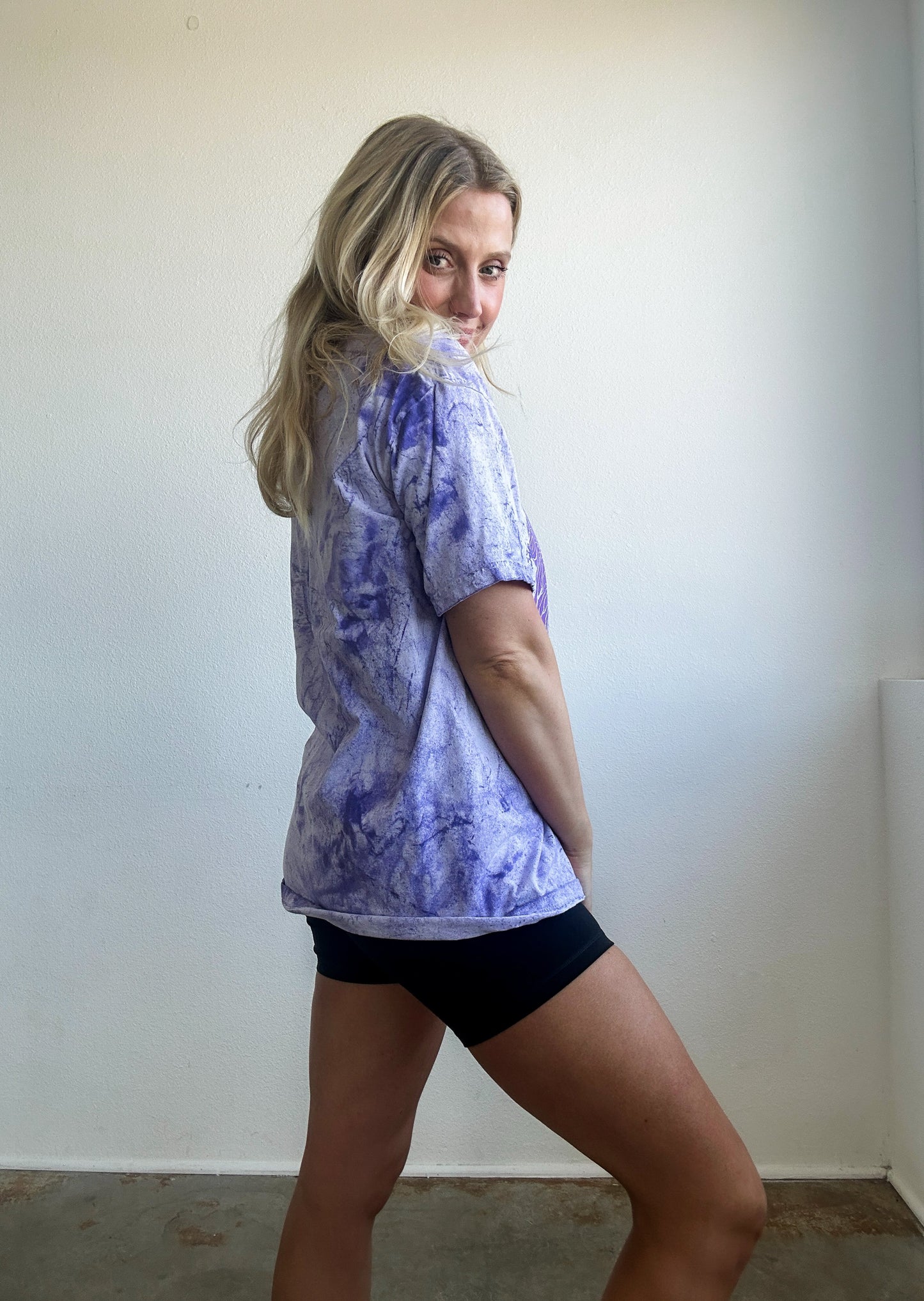 Graphic Short Sleeve Tee - Violet