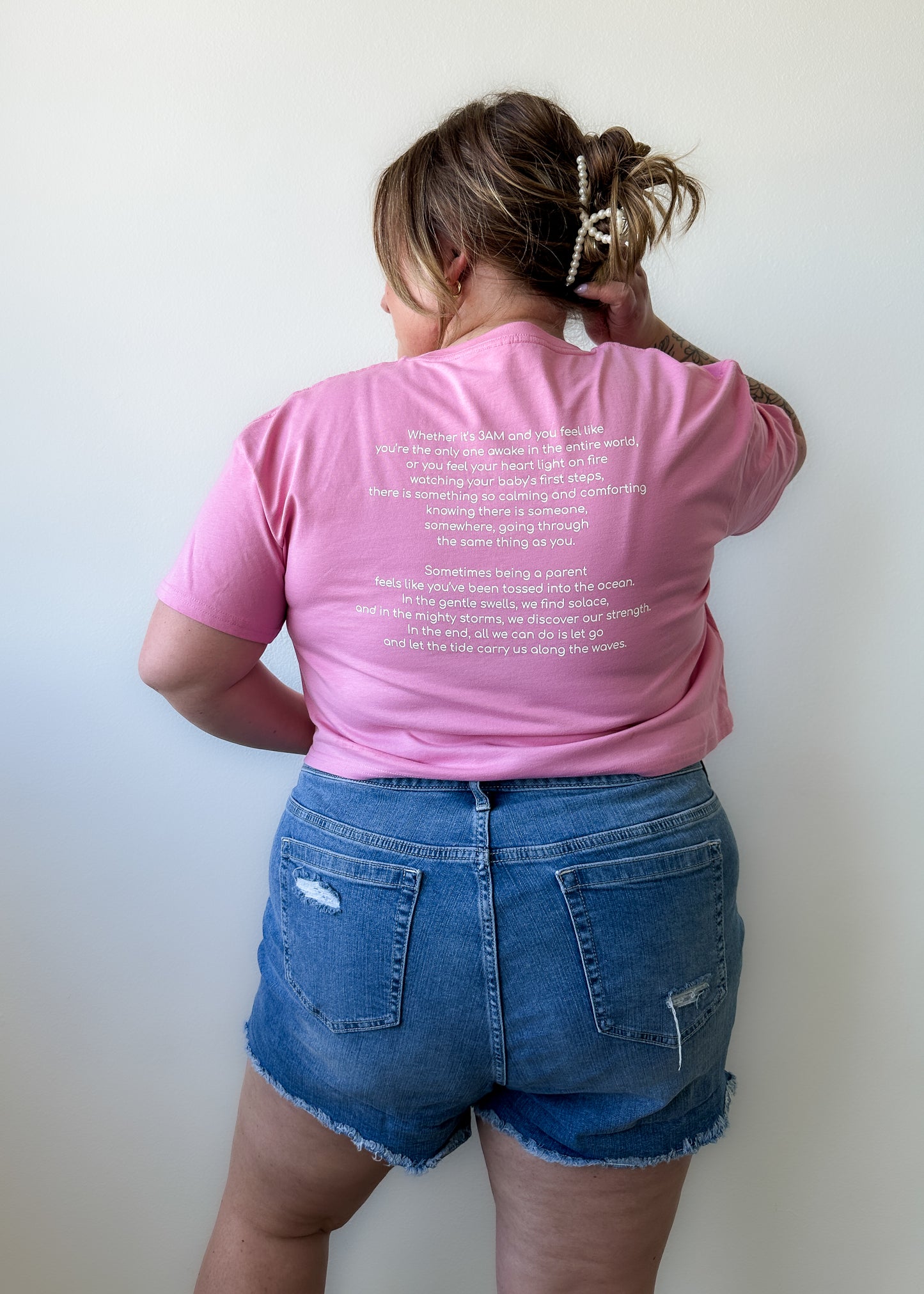 Crop Tee - Bubblegum