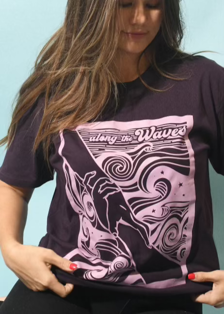 Along with You Tee - Plum