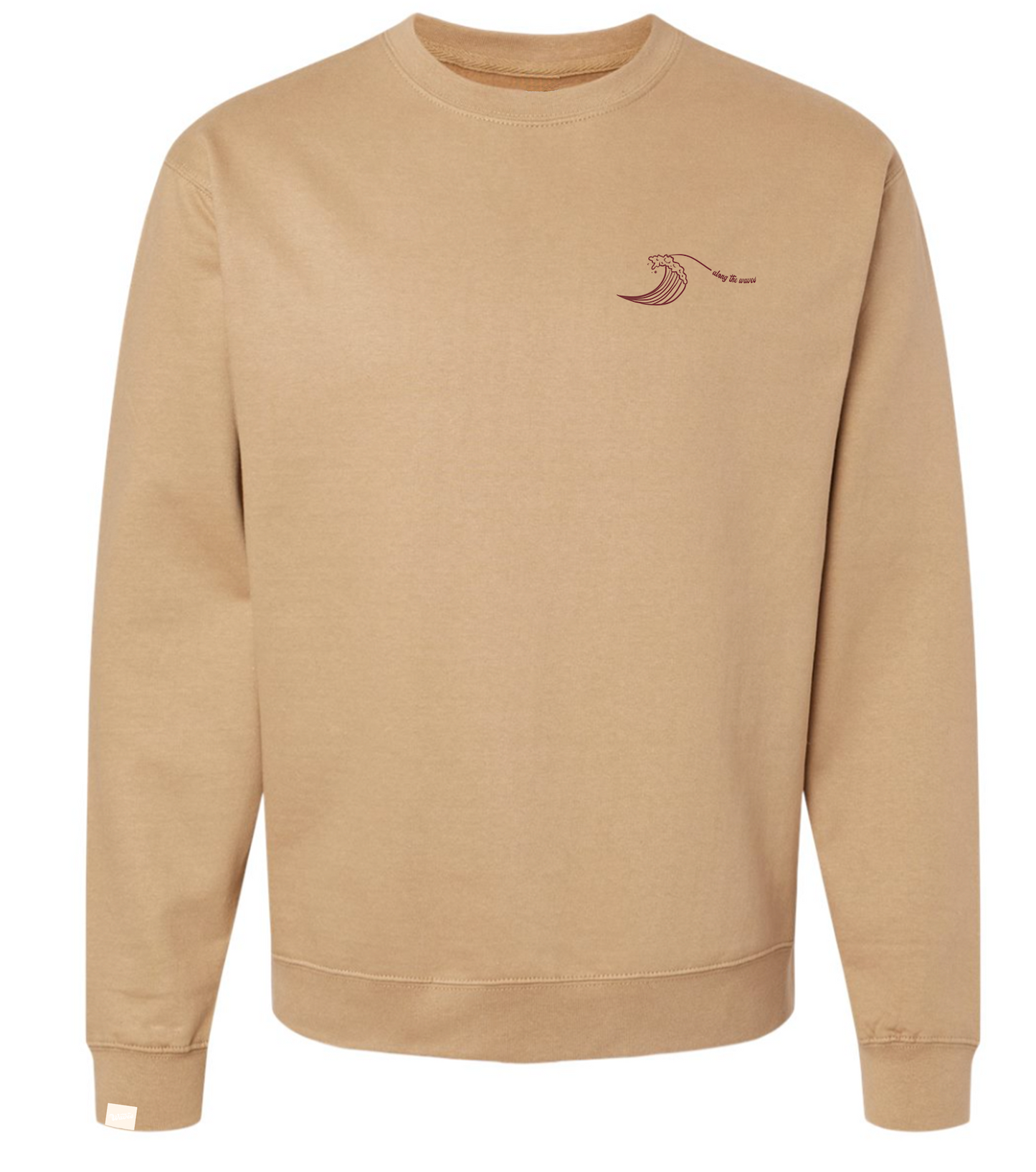 Along the Waves Crewneck - Sand