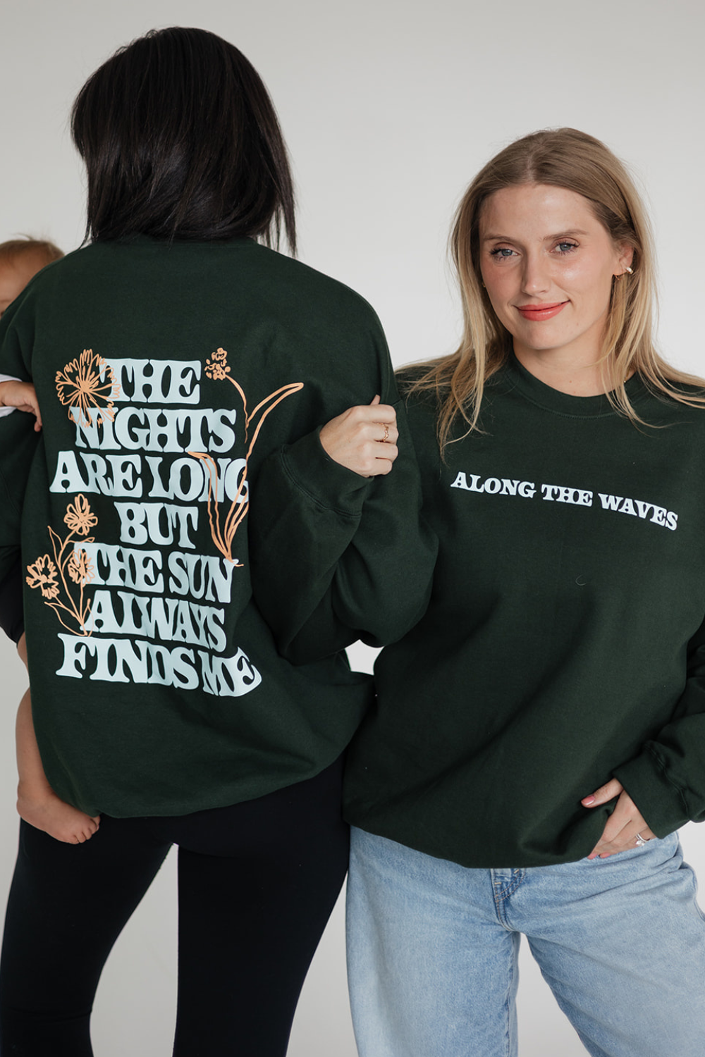 Along the Waves Forest Crewneck 🌊🌿