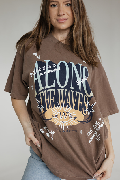 Along the Waves Tee — Cocoa Drift 🌊☕️
