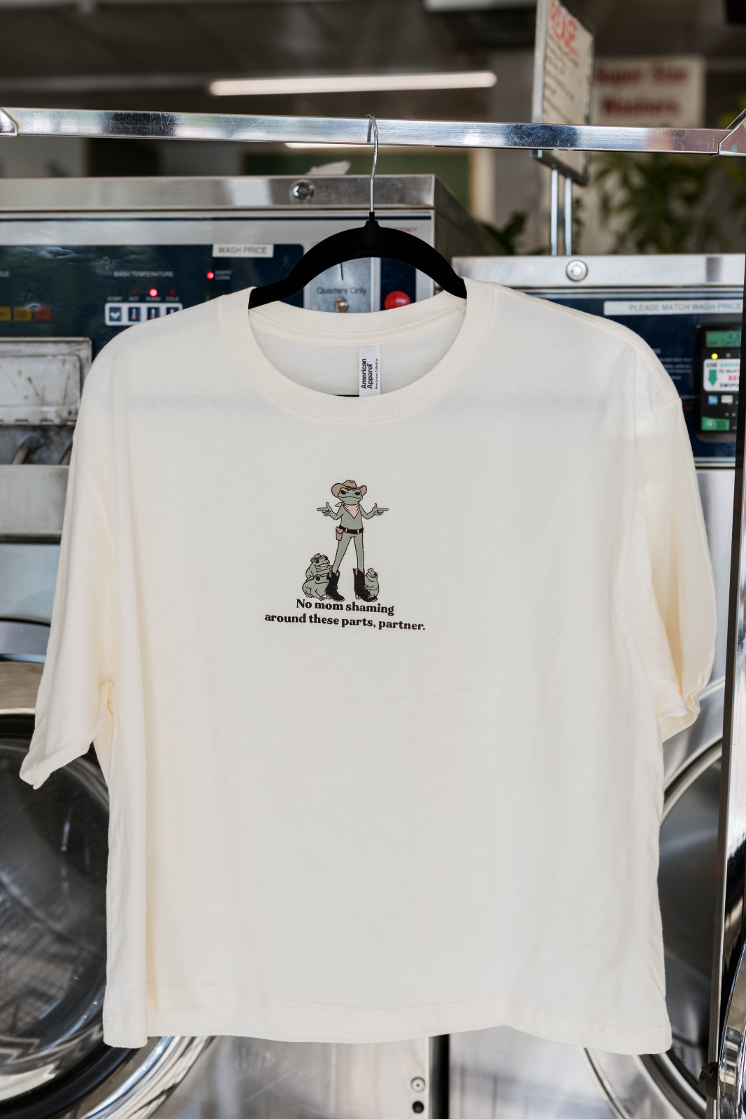 No Mom Shaming Crop Tee