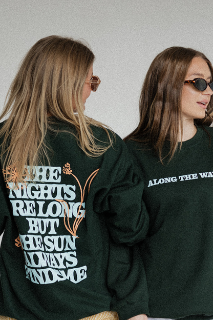 Along the Waves Forest Crewneck 🌊🌿