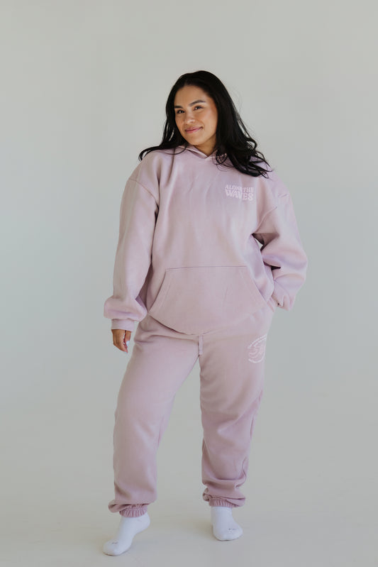 Tonal Minimalistic Blush Sweatpant