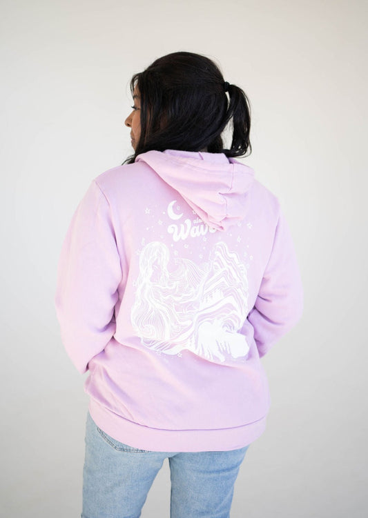 Full Zip Sweatshirt - Lilac