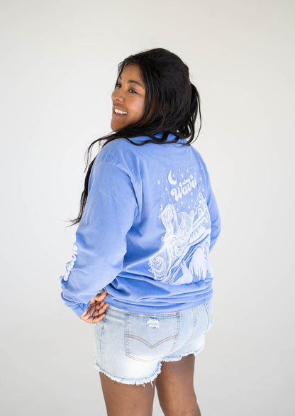 Long Sleeve Tee - Blue