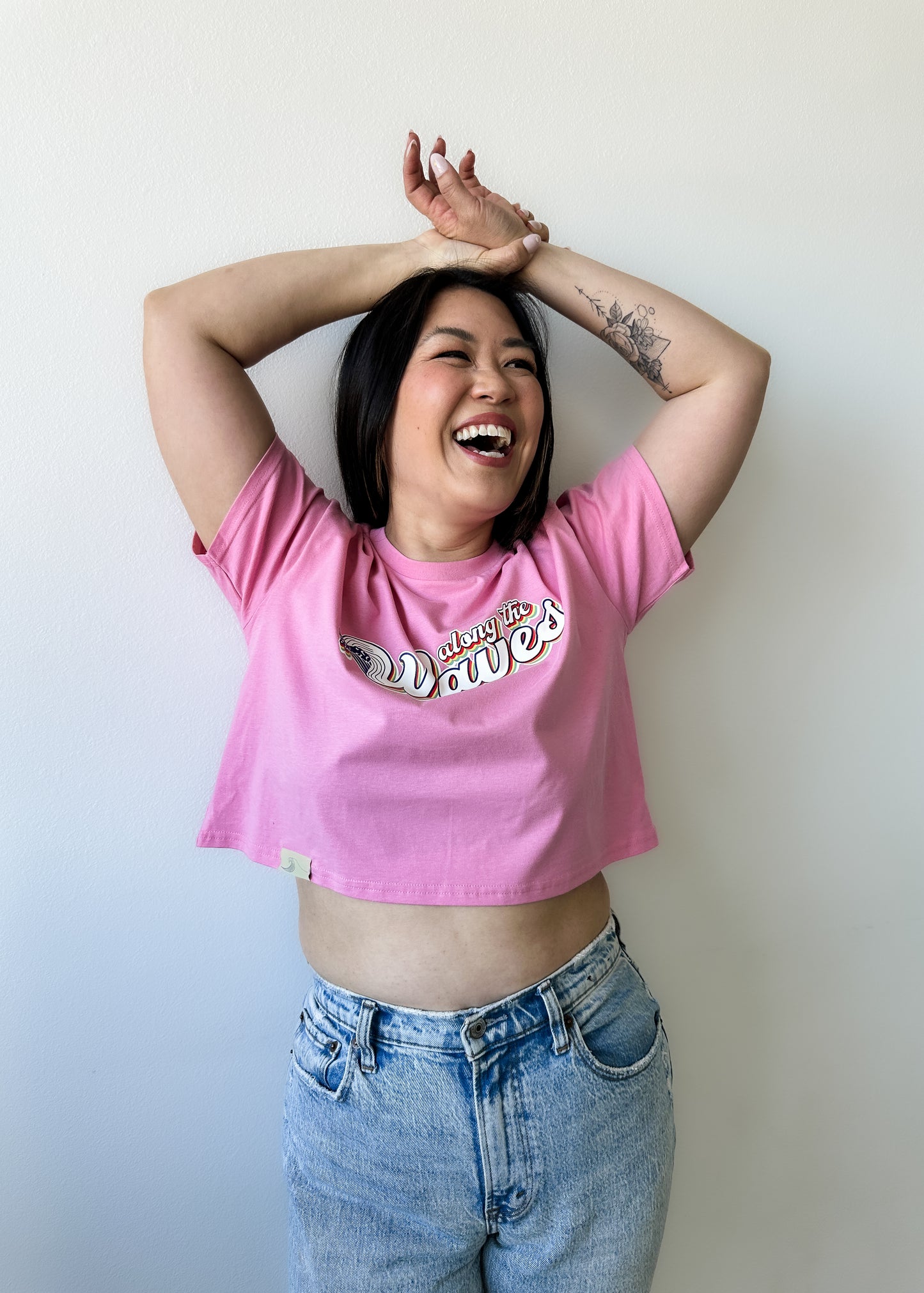 Crop Tee - Bubblegum