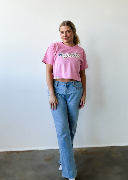 Crop Tee - Bubblegum